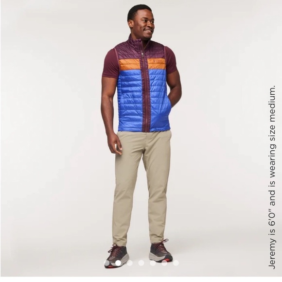 Cotopaxi Men's M Medium Capa Insulated Vest Wine Blue Violet Maroon NWT Puff - Picture 7 of 12